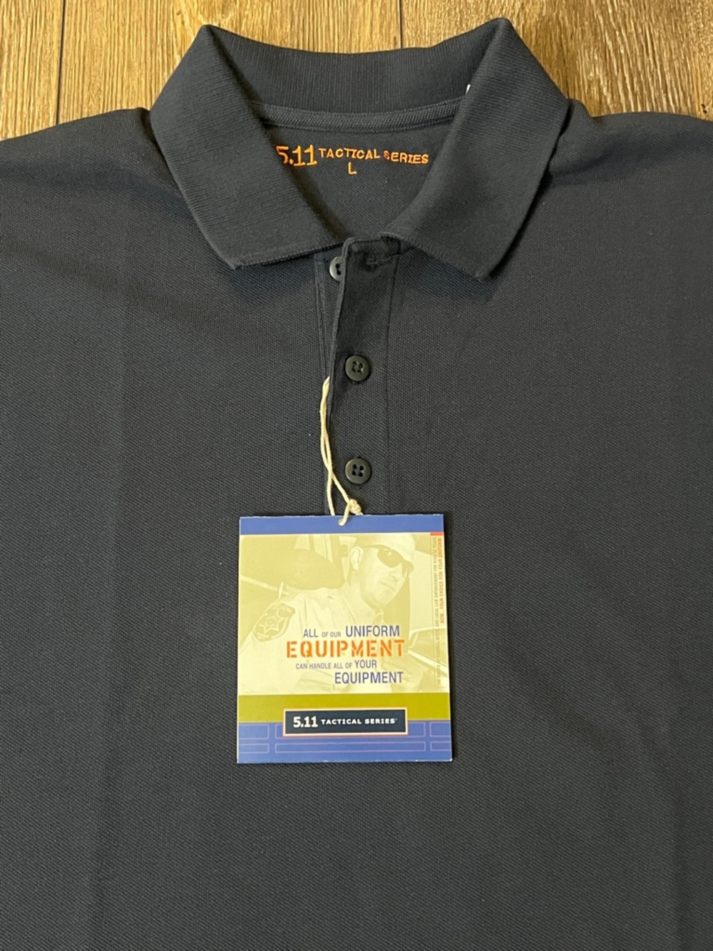 NWT 5.11 Tactical Series Men's Navy Blue Polo Shirt Size Large - Picture 2 of 9